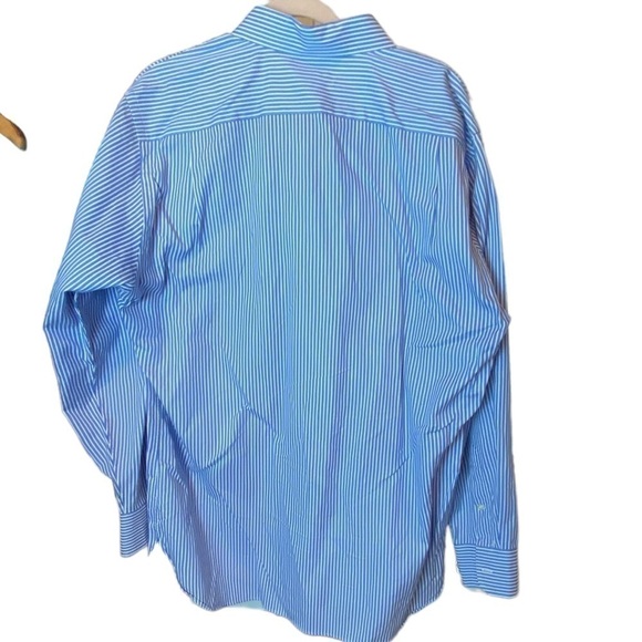 1901 Men's Stripe Button Down Shirt Size 16 34/35 - Picture 2 of 10